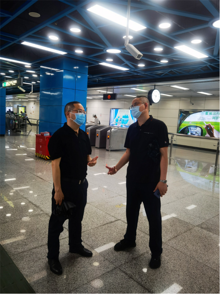 公司黨委書記、執(zhí)行董事朱軍到廣州地鐵項(xiàng)目開展調(diào)研